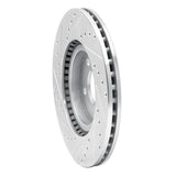 R1 Concepts 2001-2010 Chrysler PT Cruiser Front Right Drilled & Slotted Silver Brake Rotor by R1 Concepts 631-39012R