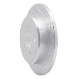 Dynamic Friction 2003-2010 Chrysler PT Cruiser Rear Right Drilled & Slotted Silver Brake Rotor by Dynamic Friction Company 631-39014R