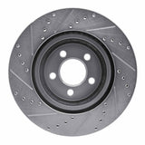 R1 Concepts 05-23 Chrysler 300 Front Right Drilled & Slotted Silver Brake Rotor by R1 Concepts RNC-631-39017R