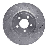 R1 Concepts 05-23 Chrysler 300 Front Right Drilled & Slotted Silver Brake Rotor by R1 Concepts RNC-631-39017R