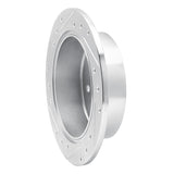 Dynamic Friction 2007-2017 Chrysler Sebring Rear Right Drilled & Slotted Silver Brake Rotor by Dynamic Friction Company 631-39022R
