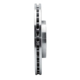 Dynamic Friction 2007-2025 Chrysler 200 Front Right Drilled & Slotted Silver Brake Rotor by Dynamic Friction Company 631-39023R