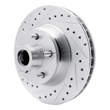 R1 Concepts 1971-1981 Chrysler New Yorker Front Left Drilled & Slotted Silver Brake Rotor by R1 Concepts 631-39026L