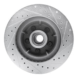 R1 Concepts 1971-1981 Chrysler New Yorker Front Left Drilled & Slotted Silver Brake Rotor by R1 Concepts 631-39026L