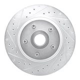 R1 Concepts 1971-1981 Chrysler New Yorker Front Left Drilled & Slotted Silver Brake Rotor by R1 Concepts 631-39026L