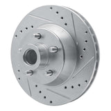 R1 Concepts 1971-1981 Chrysler New Yorker Front Right Drilled & Slotted Silver Brake Rotor by R1 Concepts 631-39026R