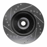 R1 Concepts 1971-1981 Chrysler New Yorker Front Right Drilled & Slotted Silver Brake Rotor by R1 Concepts 631-39026R