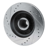 R1 Concepts 1971-1981 Chrysler New Yorker Front Right Drilled & Slotted Silver Brake Rotor by R1 Concepts 631-39026R