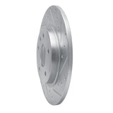 Dynamic Friction 2017-2025 Chrysler Grand Caravan Rear Right Drilled & Slotted Silver Brake Rotor by Dynamic Friction Company 631-39030R