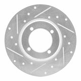 R1 Concepts 1978-1983 Dodge Colt Front Left Drilled & Slotted Silver Brake Rotor by R1 Concepts 631-40000L