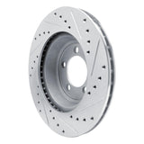 R1 Concepts 1965-1972 Dodge Dart Front Left Drilled & Slotted Silver Brake Rotor by R1 Concepts 631-40002L