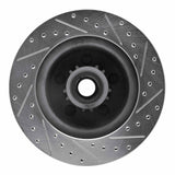 R1 Concepts 1976-1981 Chrysler Newport Front Left Drilled & Slotted Silver Brake Rotor by R1 Concepts 631-40003L