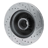 R1 Concepts 1976-1981 Chrysler Newport Front Left Drilled & Slotted Silver Brake Rotor by R1 Concepts 631-40003L