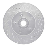 R1 Concepts 1976-1981 Chrysler New Yorker Front Right Drilled & Slotted Silver Brake Rotor by R1 Concepts 631-40003R