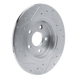 R1 Concepts 1987-1991 Chrysler Daytona Rear Right Drilled & Slotted Silver Brake Rotor by R1 Concepts 631-40006R