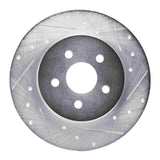 R1 Concepts 1987-1991 Chrysler Daytona Rear Right Drilled & Slotted Silver Brake Rotor by R1 Concepts 631-40006R