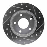 R1 Concepts 1988-1992 Dodge Monaco Rear Left Drilled & Slotted Silver Brake Rotor by R1 Concepts 631-40008L