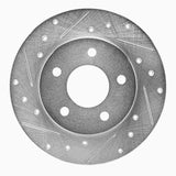 R1 Concepts 1988-1992 Dodge Monaco Rear Left Drilled & Slotted Silver Brake Rotor by R1 Concepts 631-40008L