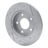 R1 Concepts 1988-1992 Dodge Monaco Rear Left Drilled & Slotted Silver Brake Rotor by R1 Concepts 631-40008L