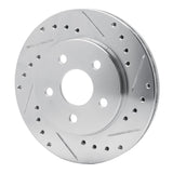 R1 Concepts 1991-1992 Dodge Monaco Front Right Drilled & Slotted Silver Brake Rotor by R1 Concepts 631-40010R