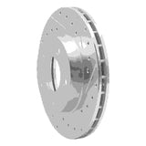 R1 Concepts 1993-1997 Chrysler Concorde Front Right Drilled & Slotted Silver Brake Rotor by R1 Concepts 631-40011R
