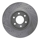 R1 Concepts 1992-2002 Dodge Viper Front Left Drilled & Slotted Silver Brake Rotor by R1 Concepts 631-40013L
