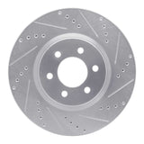 R1 Concepts 1992-2002 Dodge Viper Front Right Drilled & Slotted Silver Brake Rotor by R1 Concepts 631-40013R