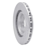 R1 Concepts 1992-2002 Dodge Viper Front Right Drilled & Slotted Silver Brake Rotor by R1 Concepts 631-40013R
