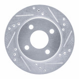 R1 Concepts 1995-1996 Dodge Neon (USA/Canada) Front Right Drilled & Slotted Silver Brake Rotor by R1 Concepts 631-40015R