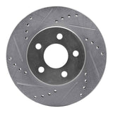 R1 Concepts 1995-1999 Dodge Neon (USA/Canada) Front Left Drilled & Slotted Silver Brake Rotor by R1 Concepts 631-40016L