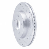 R1 Concepts 1998-2000 Chrysler Concorde Front Right Drilled & Slotted Silver Brake Rotor by R1 Concepts 631-40017R