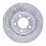 R1 Concepts 1998-2000 Chrysler Concorde Front Right Drilled & Slotted Silver Brake Rotor by R1 Concepts 631-40017R
