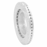 R1 Concepts 1998-2004 Chrysler Concorde Front Right Drilled & Slotted Silver Brake Rotor by R1 Concepts 631-40018R