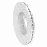 R1 Concepts 1999-2004 Chrysler 300M Front Left Drilled & Slotted Silver Brake Rotor by R1 Concepts 631-40019L