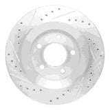 R1 Concepts 1999-2004 Chrysler Concorde Front Right Drilled & Slotted Silver Brake Rotor by R1 Concepts 631-40019R