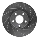 R1 Concepts 2000-2005 Dodge Neon Front Left Drilled & Slotted Silver Brake Rotor by R1 Concepts 631-40020L