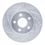 R1 Concepts 2000-2005 Dodge Neon Front Left Drilled & Slotted Silver Brake Rotor by R1 Concepts 631-40020L