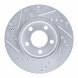 R1 Concepts 2000-2005 Dodge Neon Front Right Drilled & Slotted Silver Brake Rotor by R1 Concepts 631-40020R