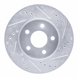 R1 Concepts 2000-2005 Dodge Neon Front Right Drilled & Slotted Silver Brake Rotor by R1 Concepts 631-40020R