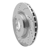 Dynamic Friction 2003-2017 Dodge Viper Front Left Drilled & Slotted Silver Brake Rotor by Dynamic Friction Company 631-40022L