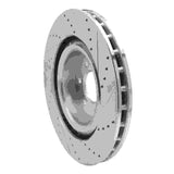 Dynamic Friction 2003-2017 Dodge Viper Front Left Drilled & Slotted Silver Brake Rotor by Dynamic Friction Company 631-40022L