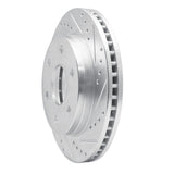 Dynamic Friction 2003-2017 Dodge Viper Rear Right Drilled & Slotted Silver Brake Rotor by Dynamic Friction Company 631-40023R