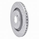 Dynamic Friction 2008-2014 Chrysler 200 Front Right Drilled & Slotted Silver Brake Rotor by Dynamic Friction Company 631-40025R