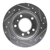 Dynamic Friction 2002-2018 Dodge Sprinter 2500 Rear Left Drilled & Slotted Silver Brake Rotor by Dynamic Friction Company 631-40038L