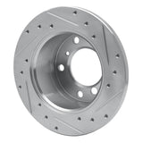 Dynamic Friction 2002-2018 Dodge Sprinter 2500 Rear Left Drilled & Slotted Silver Brake Rotor by Dynamic Friction Company 631-40038L