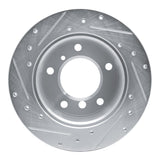 Dynamic Friction 2002-2018 Dodge Sprinter 3500 Rear Right Drilled & Slotted Silver Brake Rotor by Dynamic Friction Company 631-40038R