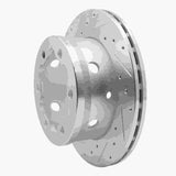Dynamic Friction 2002-2006 Dodge Sprinter 3500 Rear Left Drilled & Slotted Silver Brake Rotor by Dynamic Friction Company 631-40039L