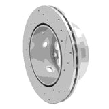 Dynamic Friction 2002-2006 Dodge Sprinter 3500 Rear Left Drilled & Slotted Silver Brake Rotor by Dynamic Friction Company 631-40039L