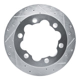 Dynamic Friction 2002-2006 Dodge Sprinter 3500 Rear Right Drilled & Slotted Silver Brake Rotor by Dynamic Friction Company 631-40039R