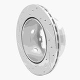 Dynamic Friction 2002-2006 Dodge Sprinter 3500 Rear Right Drilled & Slotted Silver Brake Rotor by Dynamic Friction Company 631-40039R